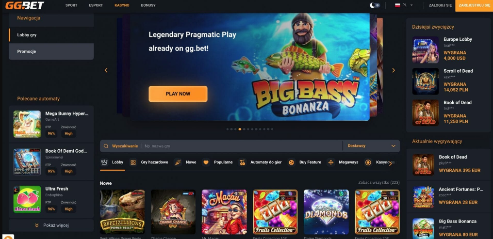 Recenzja kasyna GG Bet 2025