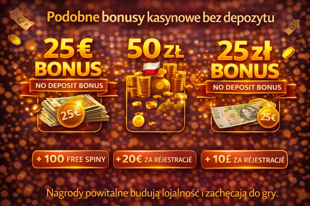 25 zł bonus bez depozytu natychmiast po rejestracji