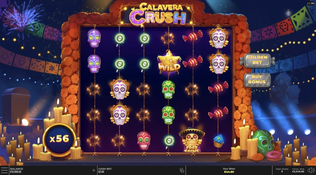Calavera Crush – recenzja slotu Dia de Muertos pic3