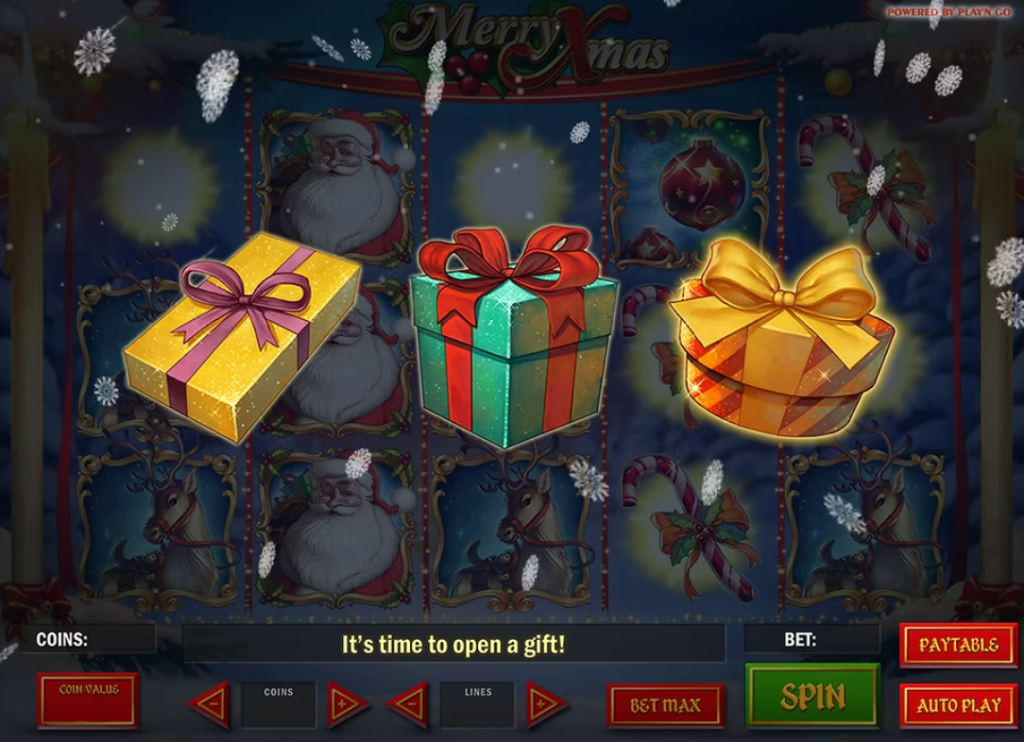 Merry Xmas – recenzja świątecznego slotu od Play'n GO