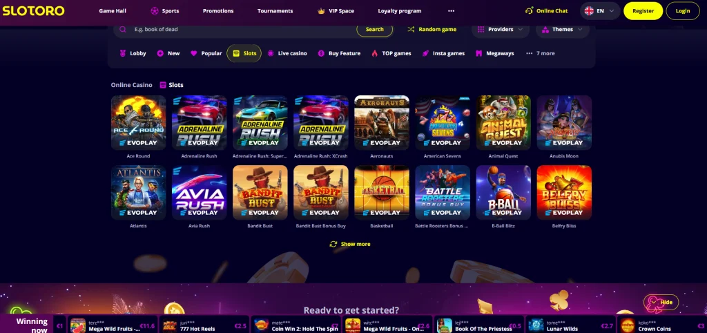 Slotoro Kasyno – Kompleksowa Recenzja 2026 pic2