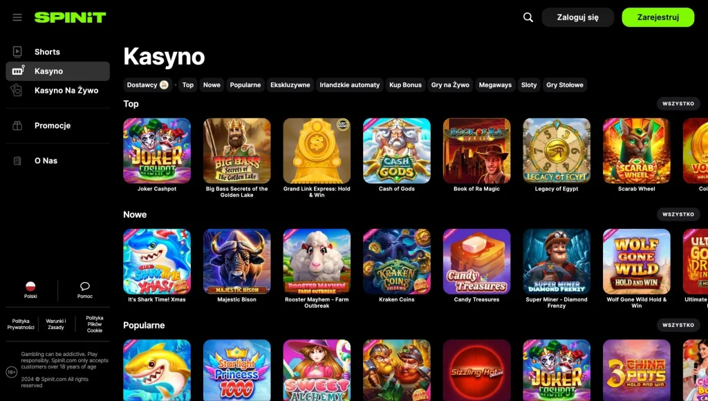 Spinit Casino Online – Szczegółowa Analiza i Testy 2026 pic2