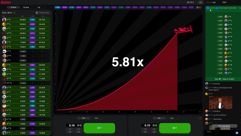 Aviator - recenzja crash game od Spribe