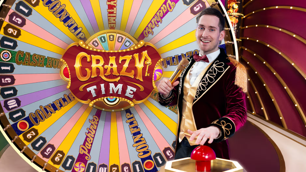 Crazy Time - recenzja live game show od Evolution Gaming
