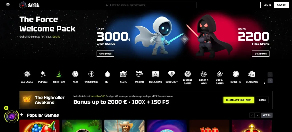 Slotsvader Casino Online – Recenzja i Analiza 2026 pic3