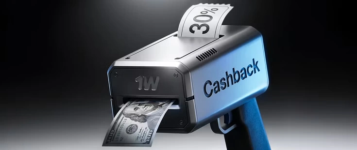 Cashback do 30% w 1win